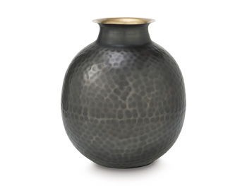 Woody - Pewter / Gold Finish - Vase - 12"