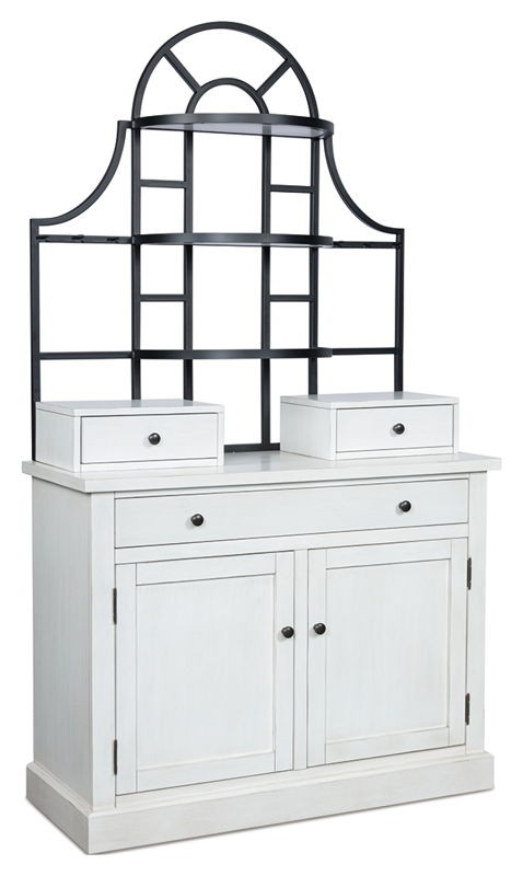 Greddinton - White - Baker's Rack