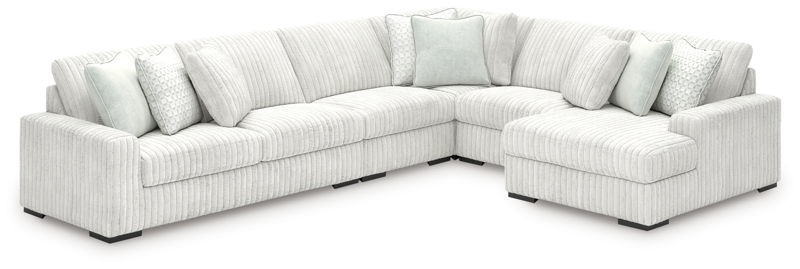 Stupendous - Alloy - 5-Piece Sectional With RAF Corner Chaise