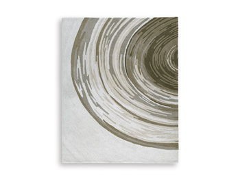Rizwana - Ivory / Brown / Gray - Large Rug