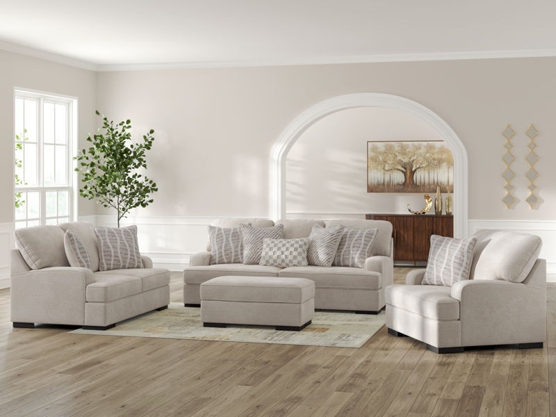 High Profile - Taupe - 2 Pc. - Sofa, Loveseat