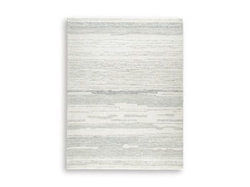 Genemost - Ivory / Blue - Large Rug