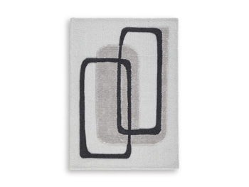 Davismour - Ivory / Taupe / Charcoal - Medium Rug