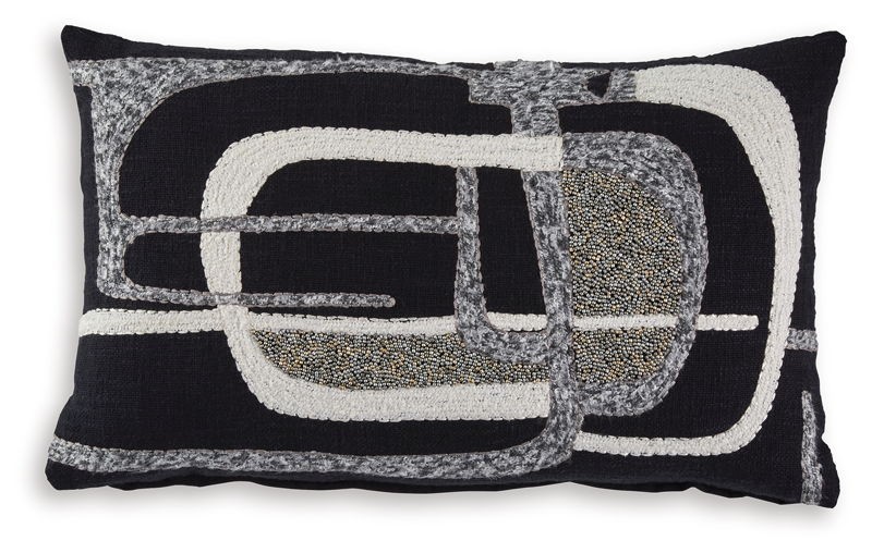 Gavrileigh - Black / Gray / Ivory - Pillow (Set of 4)