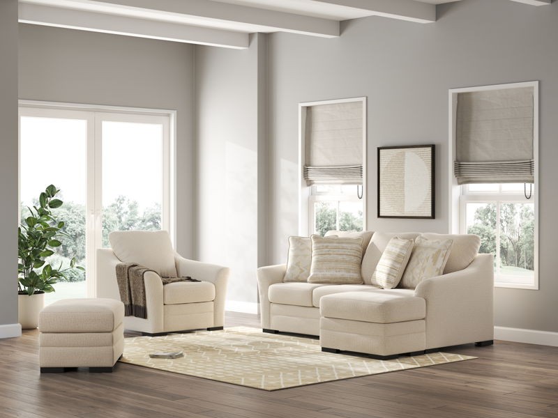 Lango - Jute - 3 Pc. - Sofa Chaise, Chair, Ottoman