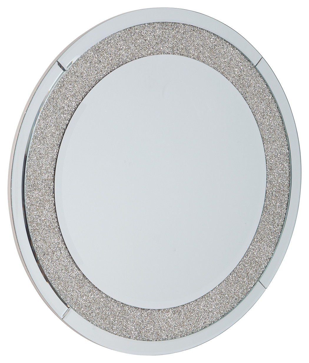 Kingsleigh Metallic Accent Mirror Round ROC City Furniture