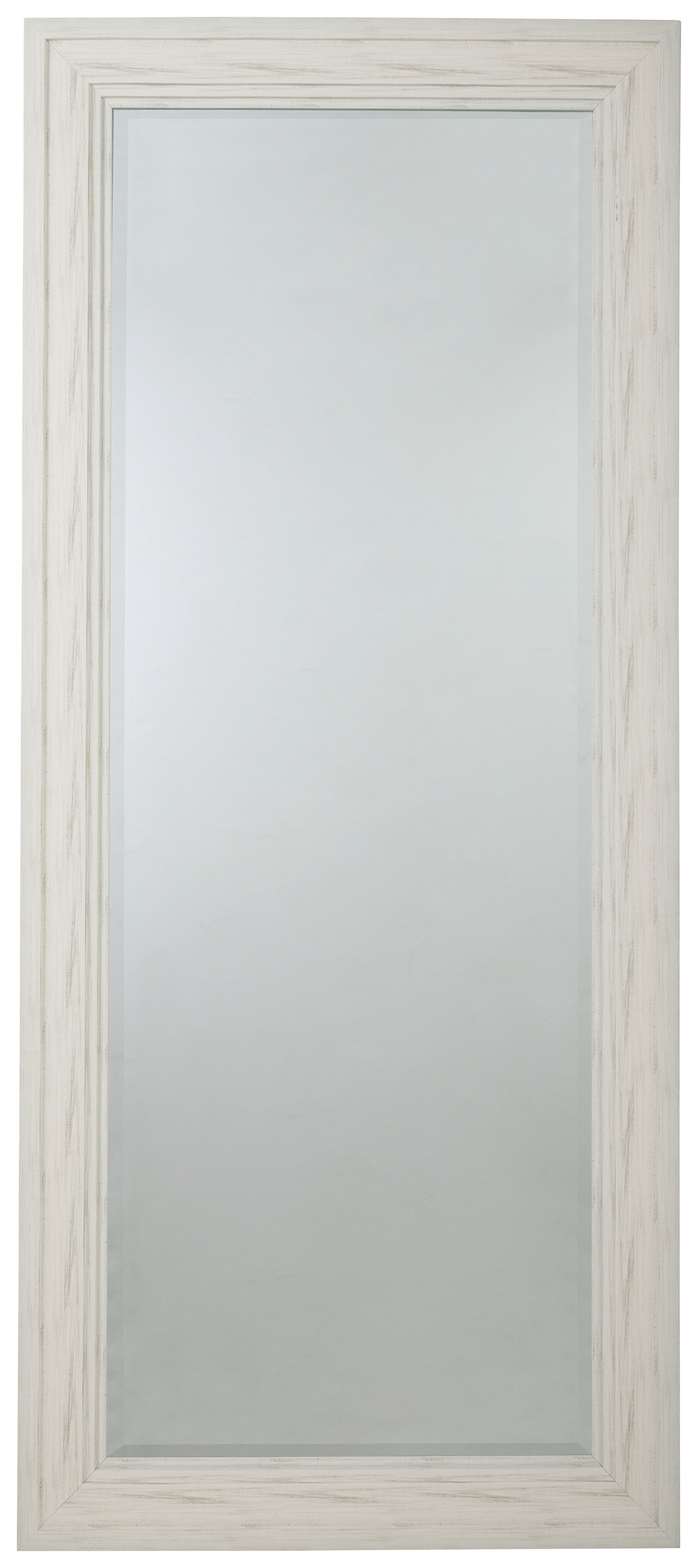 Jacee Antique White Floor Mirror ROC City Furniture
