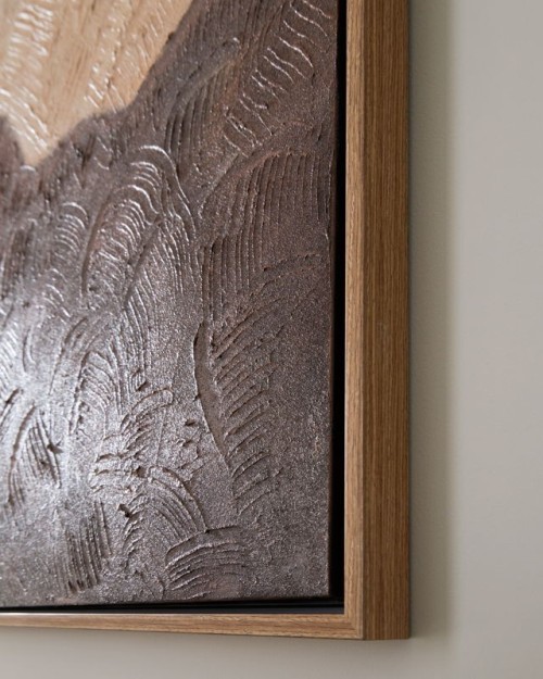 Fanthorne - Tan / Brown / White - Wall Art