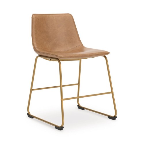 Ciabori - Toast / Gold - Dining Upholstered Side Chair (Set of 2)