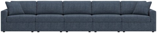 Modmax - Ink - 4-Piece Sectional With LAF / RAF Corner Chairs And Wedge