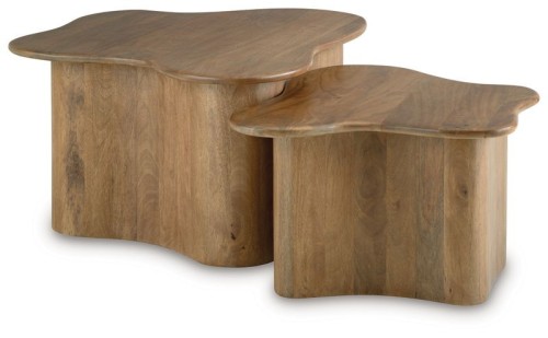 Abeford - Brown - Accent Cocktail Table (Set of 2)