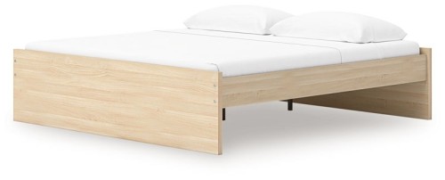 Onita - Natural - Twin Platform Bed With 1 Side Storage