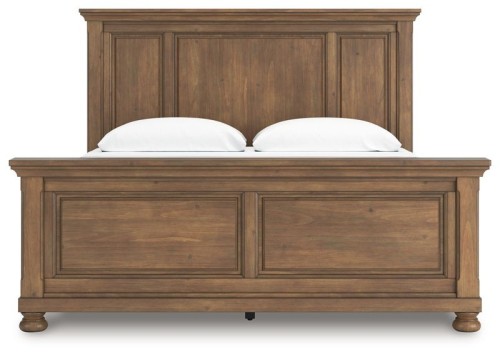 Feddinger - Medium Brown - King Panel Bed