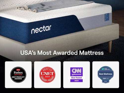 Nectar Classic Memory Foam 5.1 - White - Twin XL Mattress