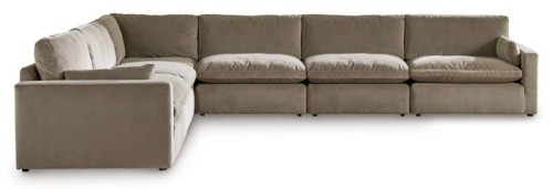 Sophie - Cocoa - 6-Piece Sectional With Raf Corner Chaise