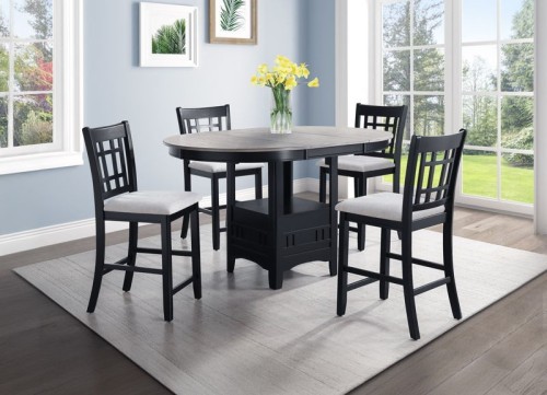 Hartwell - 5 Piece Dining Room Set - Light Gray