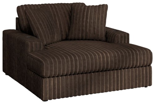 Midnight-Madness - Chocolate - Oversized Chaise