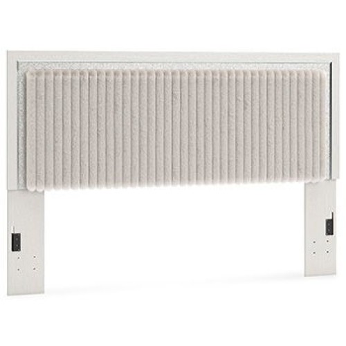 Zuraleus - King Upholstered Panel Headboard - Black