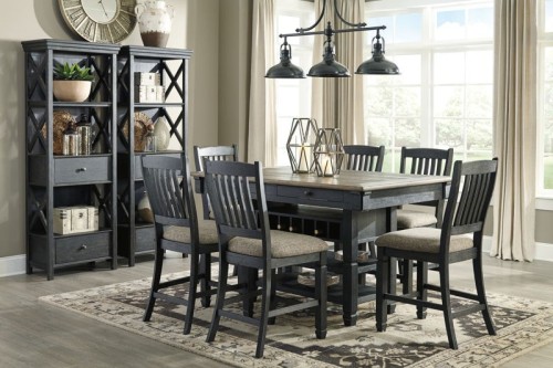 Tyler Creek - Dark Gray - 2 Pc. - Display Cabinets