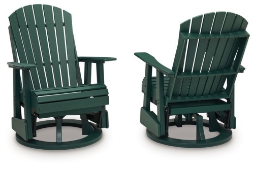 Shell Beach - Swivel Glider Chair - Green