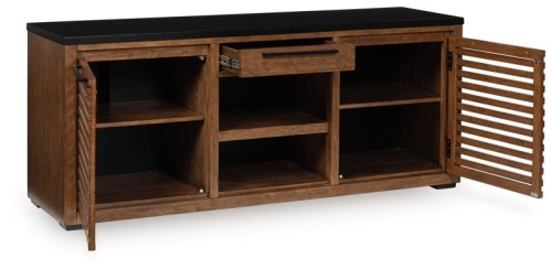 Kallari - Warm Brown / Black - Credenza
