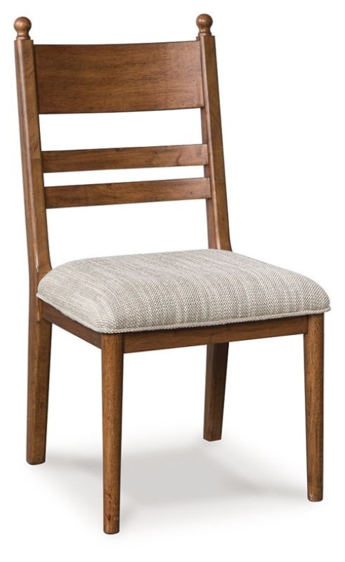Greddinton - Black - Dining Upholstered Side Chair (Set of 2)