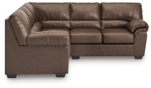 WillowBend - Umber - 3-Piece Sectional With LAF Sofa With Corner Wedge