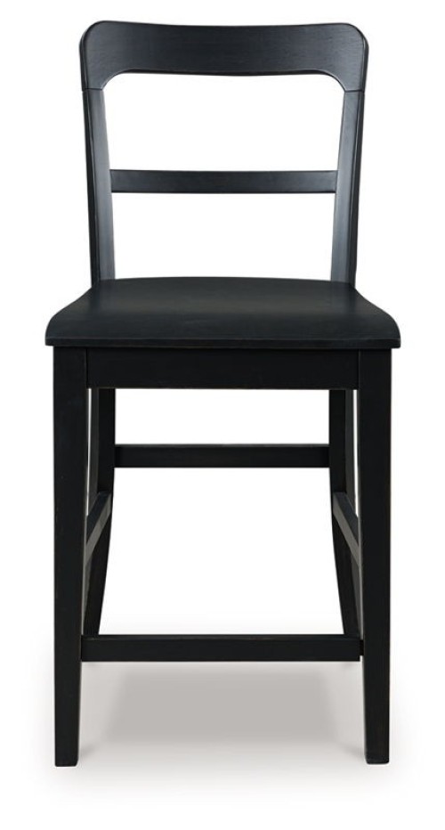 Greddinton - Black - Barstool (Set of 2)