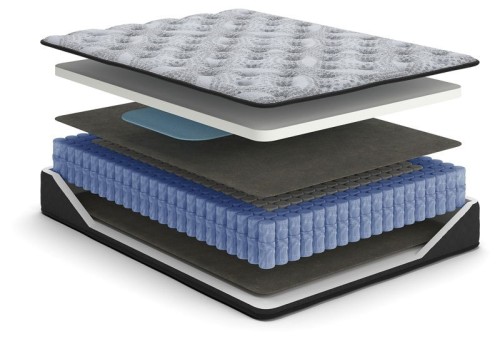 Comfort Plus - Gray - Full Mattress - 52"W x 74"D x 10"H