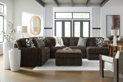 Midnight-Madness - Onyx - 3-Piece Sectional With Raf Corner Chaise