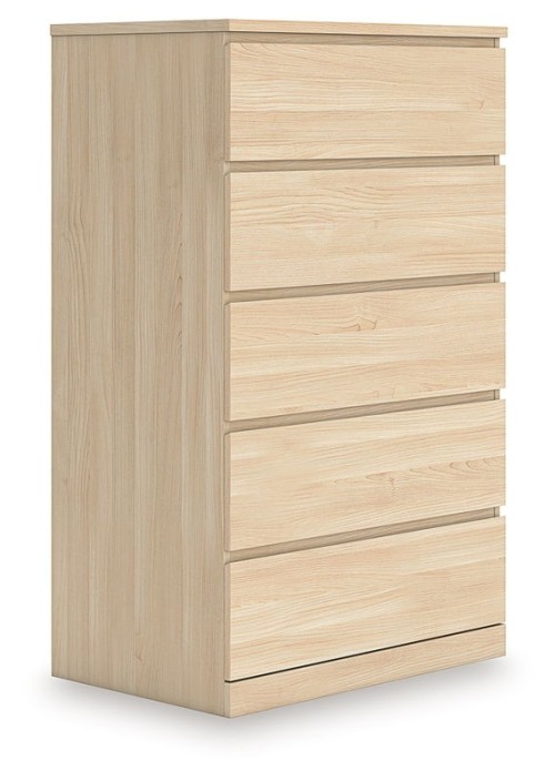 Onita - Natural - Five Drawer Chest