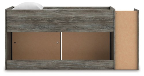 Frandern - Gray - Twin Loft Bed With Drawer Storage