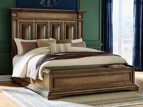 Frantanna - King Panel Storage Bed - Brown