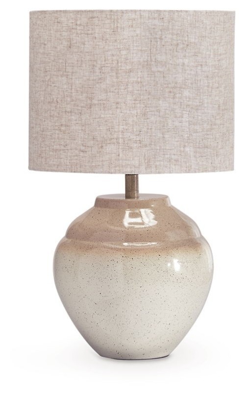 Waldish - Cream / Beige - Metal Table Lamp