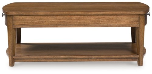Burkbyer - Brown - Rectangular End Table