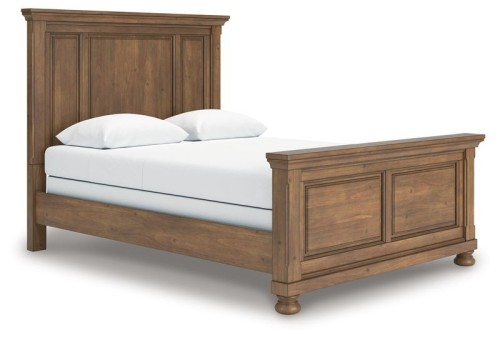 Feddinger - Medium Brown - King Panel Bed