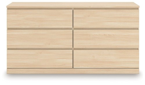 Onita - Natural - Six Drawer Dresser