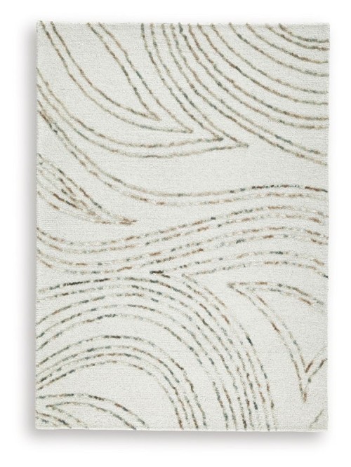 Deenbury - Ivory / Green / Brown - Medium Rug