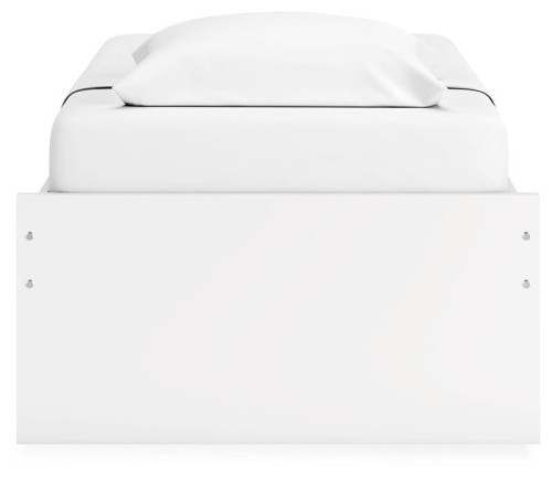 Onita - White - Queen Platform Bed With 2 Side Storage