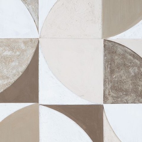 Harelman - Tan / Taupe / White - Wall Art