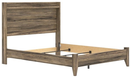 Elbrim - Brown - Queen Panel Bed