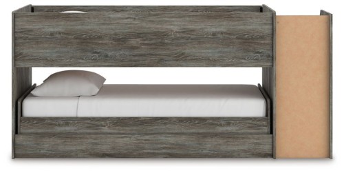 Frandern - Gray - Twin Over Twin Loft Bed