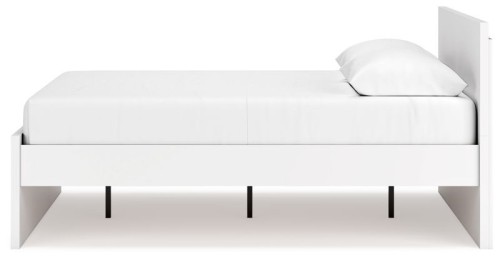 Onita - White - Queen Panel Platform Bed
