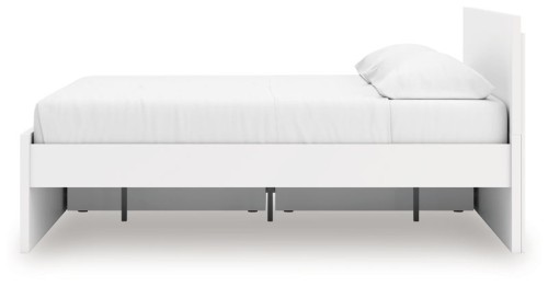 Onita - White - King Panel Platform Bed With Storage