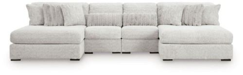 Cuddle Plush - Arctic - 2-Piece Sectional