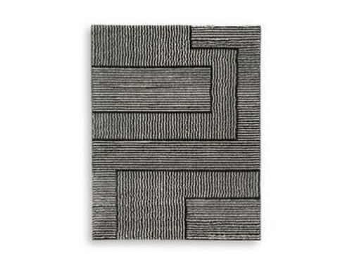 Kurtmen - Black / Ivory - Large Rug