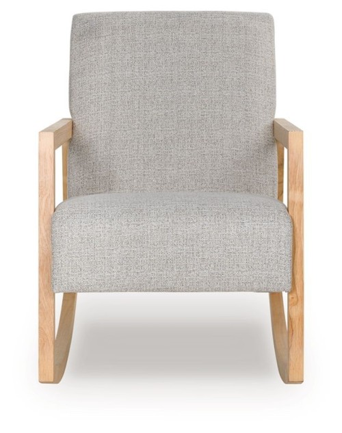 Wychworth - Gray / Natural - Accent Chair