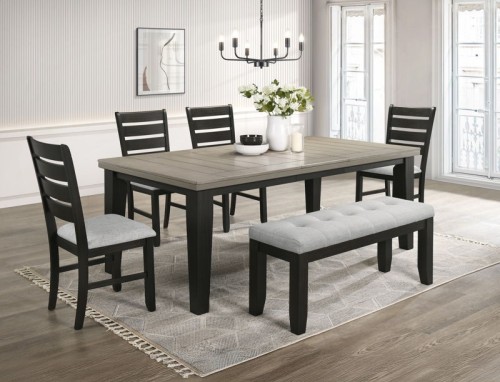 Bardstown - 5 Piece Dining Room Set - Dark Brown