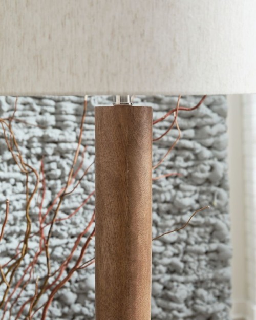 Ailsa - Natural Brown - Wood Floor Lamp