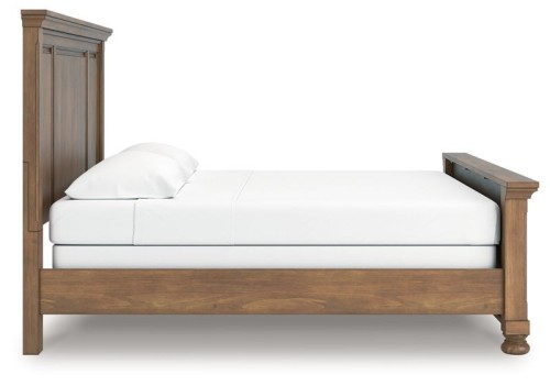 Feddinger - Medium Brown - King Panel Bed